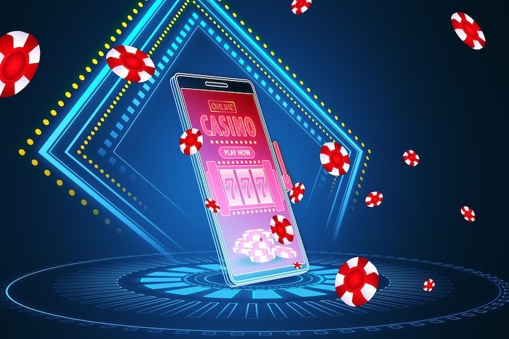 Antarmuka aplikasi mobile republik spin menampilkan permainan Liga 1 dan live dealer
